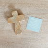 Cross-shaped clay gift