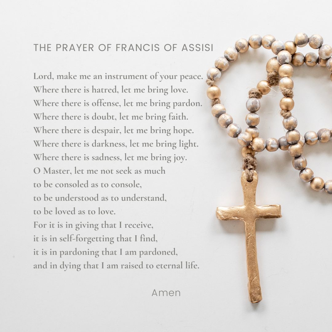 The Prayer Of St Francis Of Assisi The Sercy Studio the-prayer-of-st-francis-of-assisi-the-sercy-studio
