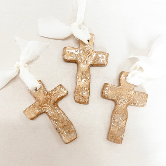 Ribbon + Resin Ornaments