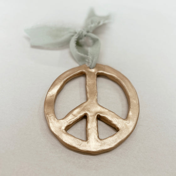 Peace Sign Ornament