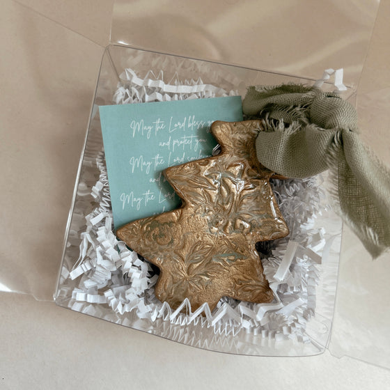 Ribbon + Resin Ornaments