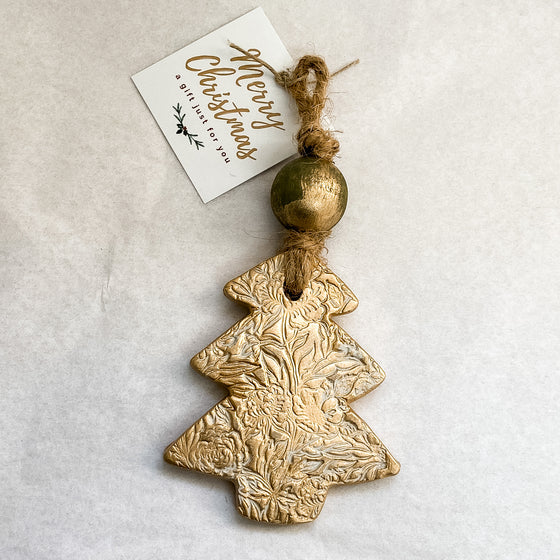 Olive Christmas Tree Ornament
